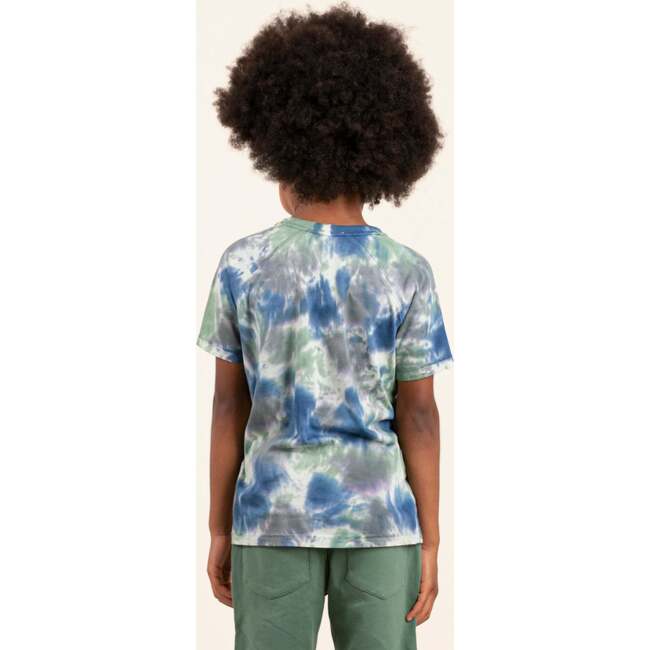 Nolan 1 Tie & Dye T-Shirt, Blue - T-Shirts - 3