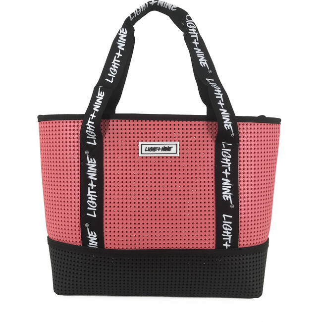 Zippered Tote, Lucky Coral