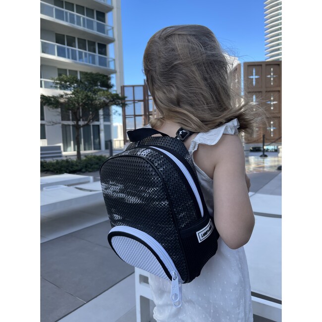 Little Miss Mini Backpack, Black Tie Dye