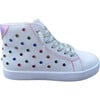 Bowie Gems Hightop Sneaker, White - Sneakers - 1 - thumbnail