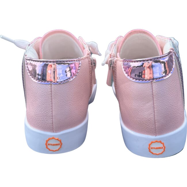 Rose Sneaker, Pink Glitter - Sneakers - 3