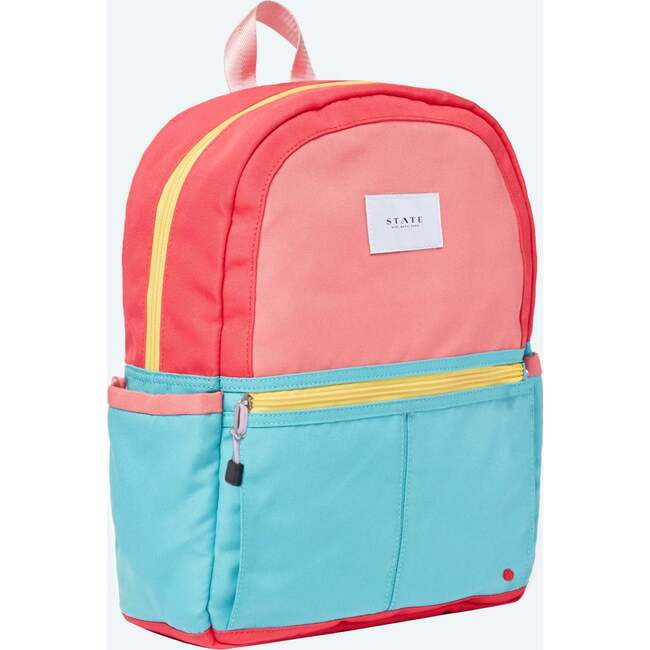 Kane Kids Backpack, Pink/Mint - Bags - 2
