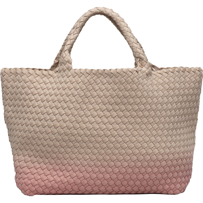 Women's St Barths Medium Tote, Pink Sand - Bags - 1