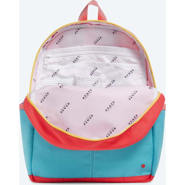 Kane Kids Backpack, Pink/Mint - Bags - 3