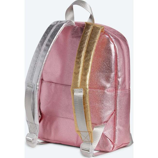 Mini Kane Kids Travel Backpack, Pink/Silver