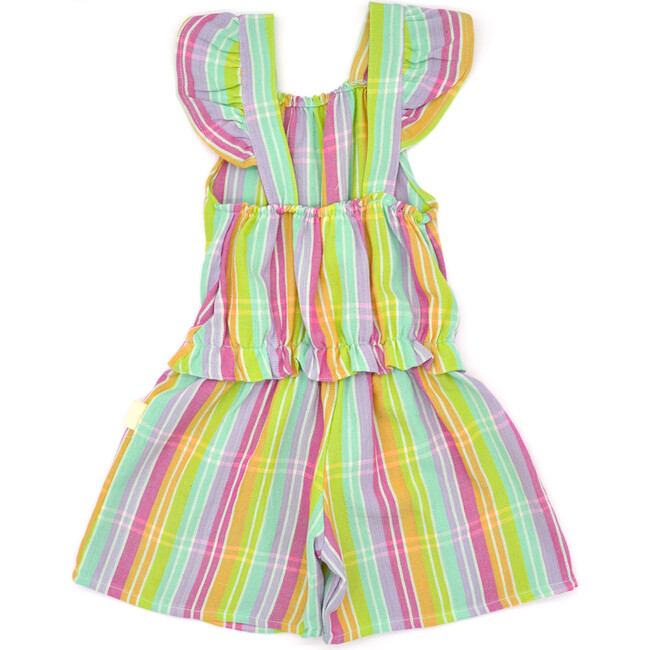 Remi Girl Romper, Multicolor - Rompers - 2