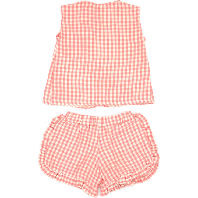 Gracie Girl Set, Mini Pink Check - Mixed Apparel Set - 2