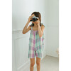 Millie Girl Romper, Thyme Flower - Dresses - 2