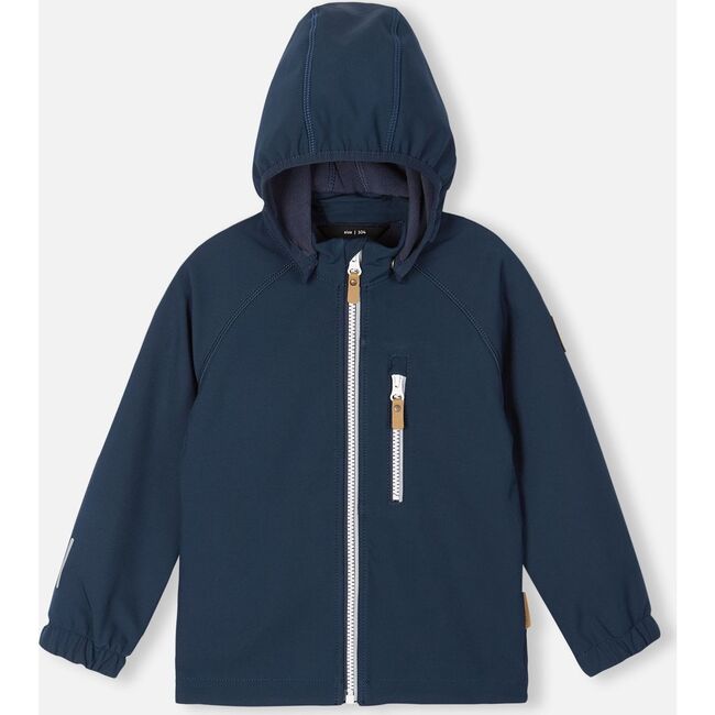 Vantti Softshell Jacket, Navy - Jackets - 4