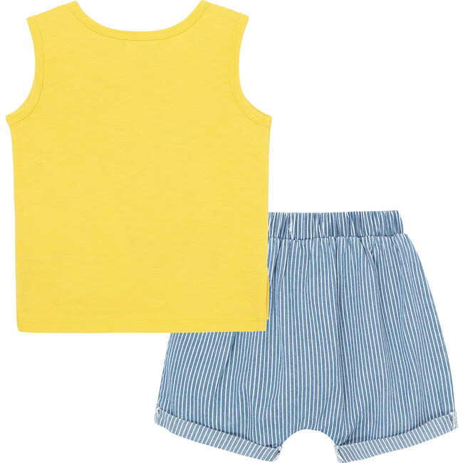 Cutest Camper Short Set, Yellow