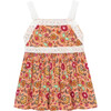 Floral & Crochet Dress, Print - Dresses - 1 - thumbnail