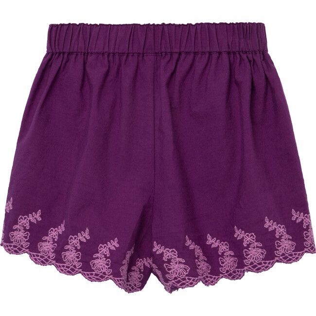 Scallopped Shorts, Purple