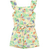 Tropical Romper, Yellow - Rompers - 1 - thumbnail