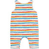 Sleeveless Striped Coverall, Multi - Rompers - 2 - thumbnail