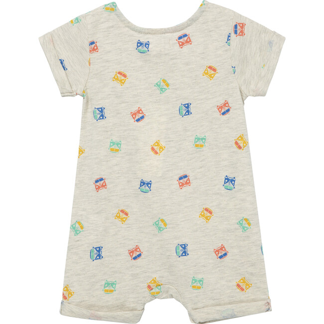 Buses Romper, Grey - Rompers - 2