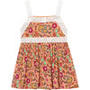 Floral & Crochet Dress, Print - Dresses - 2 - thumbnail