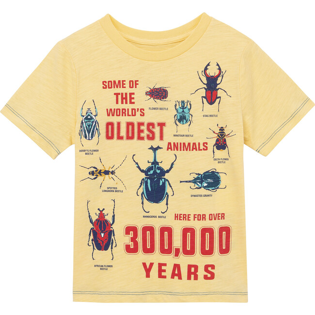 The Life Cycle Of A Beetle Tee, Yellow