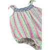 Jacquard & Gauze Bubble, Stripe - Rompers - 3