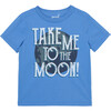Moon Landing Tee, Blue - Tees - 1 - thumbnail