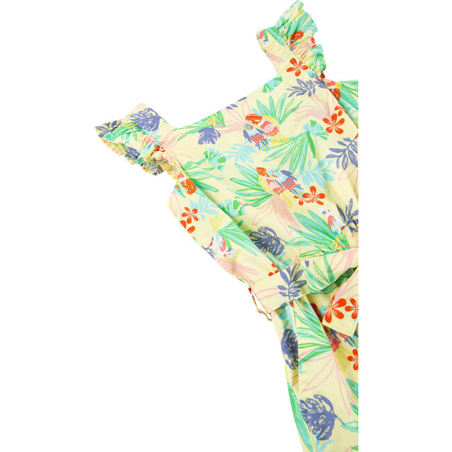 Tropical Romper, Yellow - Rompers - 3