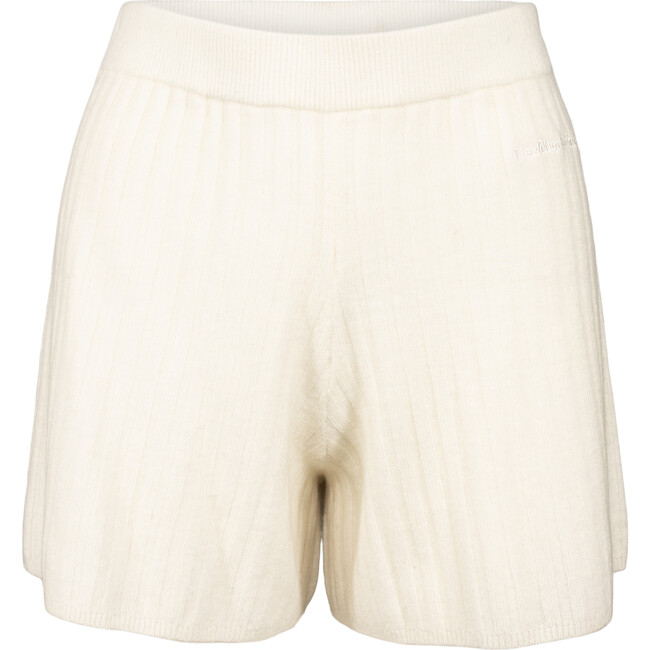 Women's Cashmere Shorts, Off White