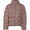 Women's Naos Flower Down Jacket, Black - Coats - 1 - thumbnail
