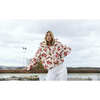 Women's Naos Flower Down Jacket, White - Coats - 2