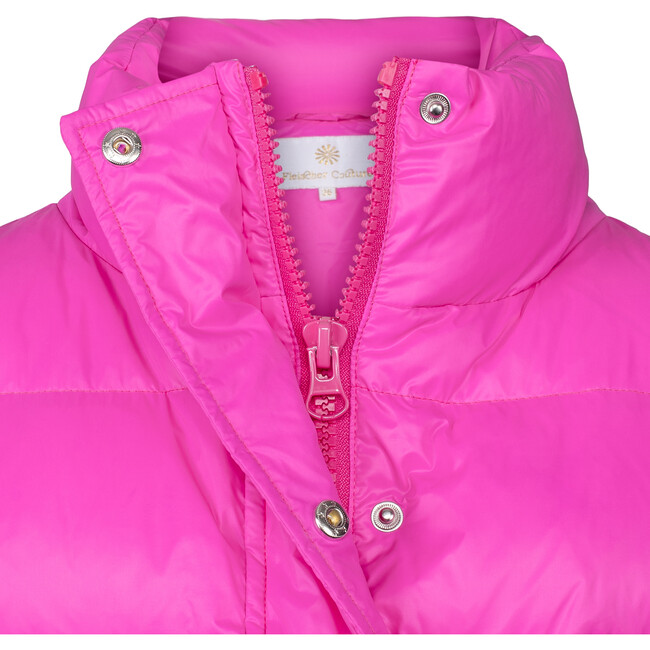 Women's Naos Down Vest, Neon Pink - Vests - 6