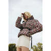 Women's Naos Flower Down Jacket, Black - Coats - 4