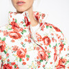 Women's Naos Flower Down Jacket, White - Coats - 7