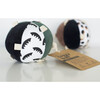 Taggy Ball with Rattle, Jungle Leaves - Developmental Toys - 2