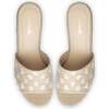 Women's Miso Platform Sandal, Raw Linen - Sandals - 3 - thumbnail