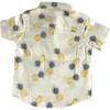 Pineapple Short Sleeve Woven, Cream - Shirts - 2 - thumbnail