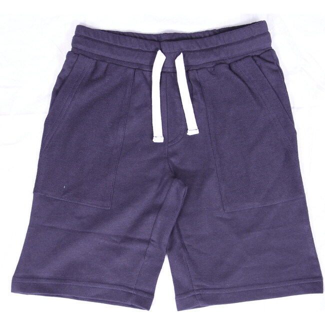 Kids Cargo Pocket Jogger Shorts, Navy - Shorts - 1