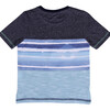 Dip Dye Short Sleeve Pocket Tee, Twilight - T-Shirts - 2