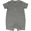 Baby Novelty Pocket Henley Romper, Grey - Rompers - 2 - thumbnail