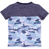 Camo Pocket Short Sleeve Tee, Lake Blue - T-Shirts - 2 - thumbnail