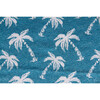 Palm Ombre Short Sleeve Tee, Blue - Tees - 3 - thumbnail