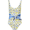 Women's Daphne One-Piece, Poppy Fields Optic White Multi - One Pieces - 1 - thumbnail