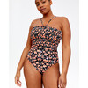 Women's Kendra Smocked One-Piece, Poppy Fields Black Multi - One Pieces - 2