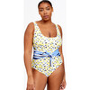 Women's Daphne One-Piece, Poppy Fields Optic White Multi - One Pieces - 2