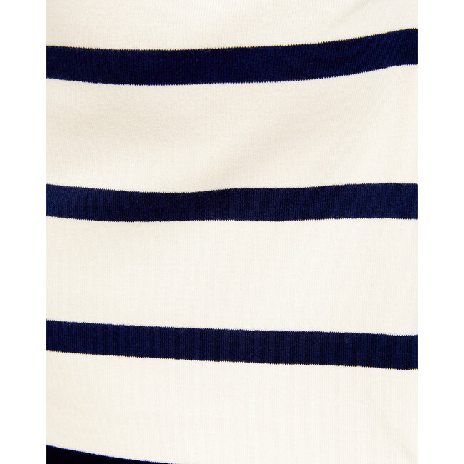 Women's Charlie Dress, Cream/Maritime Blue - Dresses - 7