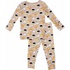 Hazel Toddler Lounge, Tan - Loungewear - 1 - thumbnail