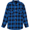 Keith Men's Flannel, Blue Plaid - Shirts - 1 - thumbnail
