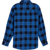 Keith Men's Flannel, Blue Plaid - Shirts - 3