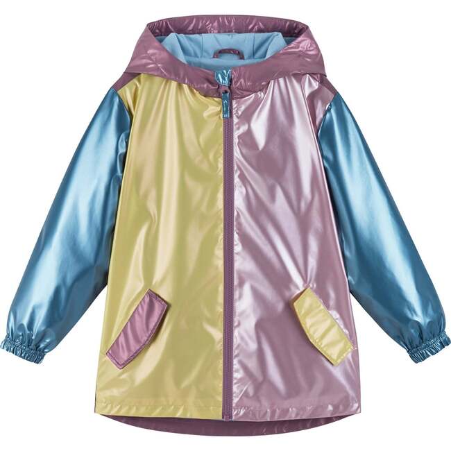 Aqua Windbreaker, Turquoise - Jackets - 1