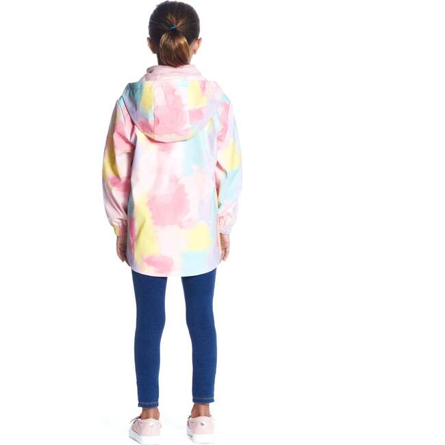Tie Dye Windbreaker, Pink - Jackets - 3