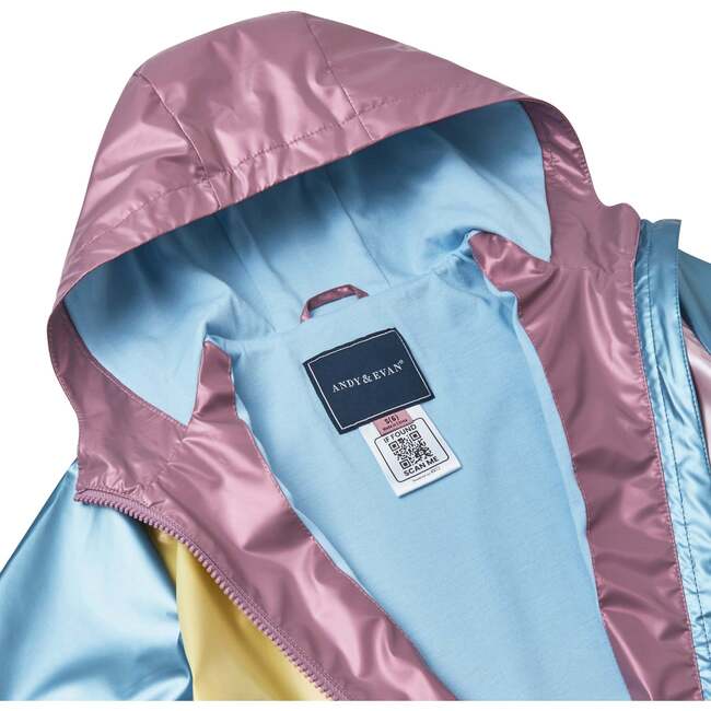 Aqua Windbreaker, Turquoise - Jackets - 5