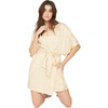 The Women's Short Robe, Crème - Robes - 1 - thumbnail