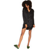 The Women's Night Shirt, Black - Nightgowns - 1 - thumbnail